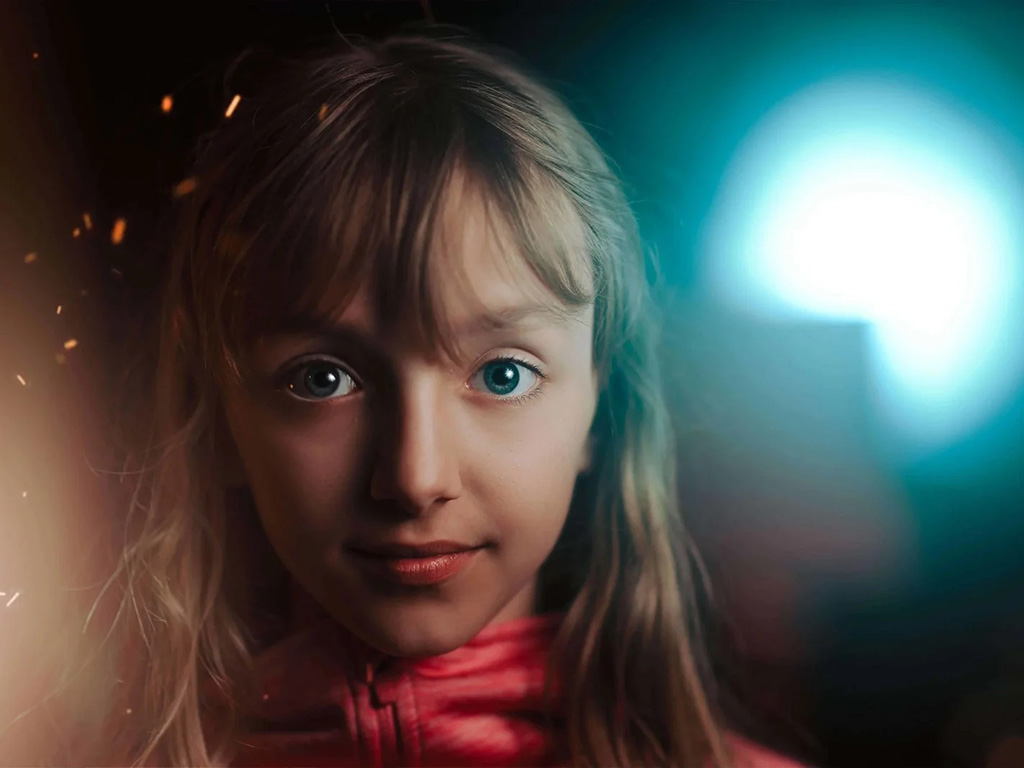 نورپردازی عکاسی پرتره کودکان